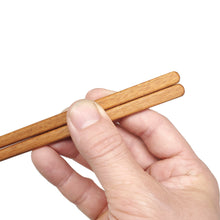 Load image into Gallery viewer, Tigerwood Chopsticks end image. Custom personalized engraving not shown