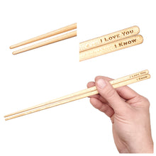Load image into Gallery viewer, I Love You I Know Chopsticks
