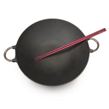 Load image into Gallery viewer, Purpleheart cooking chopsticks. Custom personalized engraving shown