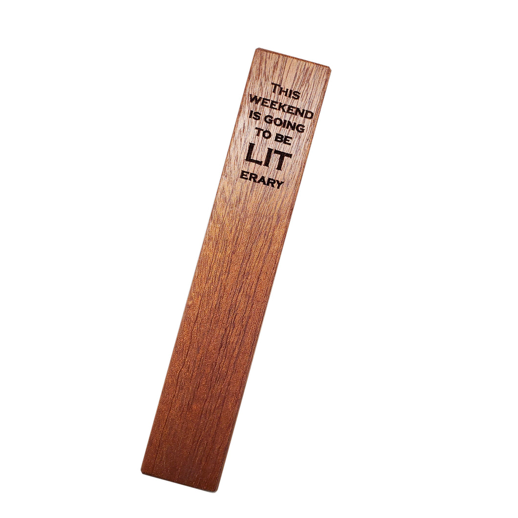 Weekend Be Lit-erary Bookmark