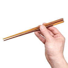 Load image into Gallery viewer, Rare Marblewood Chopsticks hand full. Custom personalized engraving not shown
