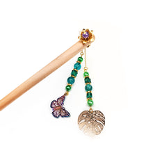 Load image into Gallery viewer, Maple Butterfly Design Hairpin
