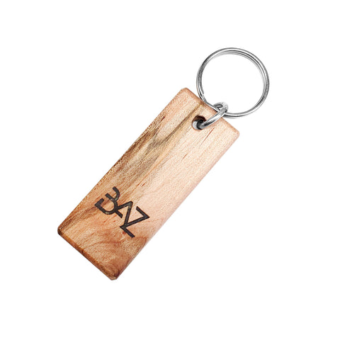 Roll for Initiative Wood Keychain