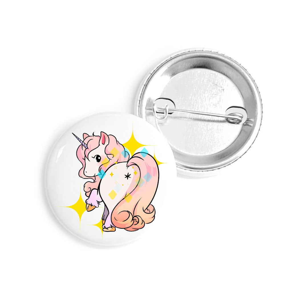 Unicorn Butt Button
