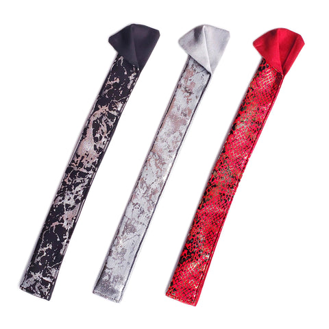 Metallic Print Chopstick Sleeve