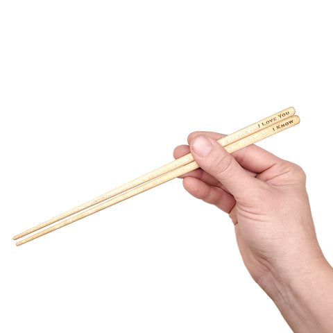 I Love You I Know Chopsticks