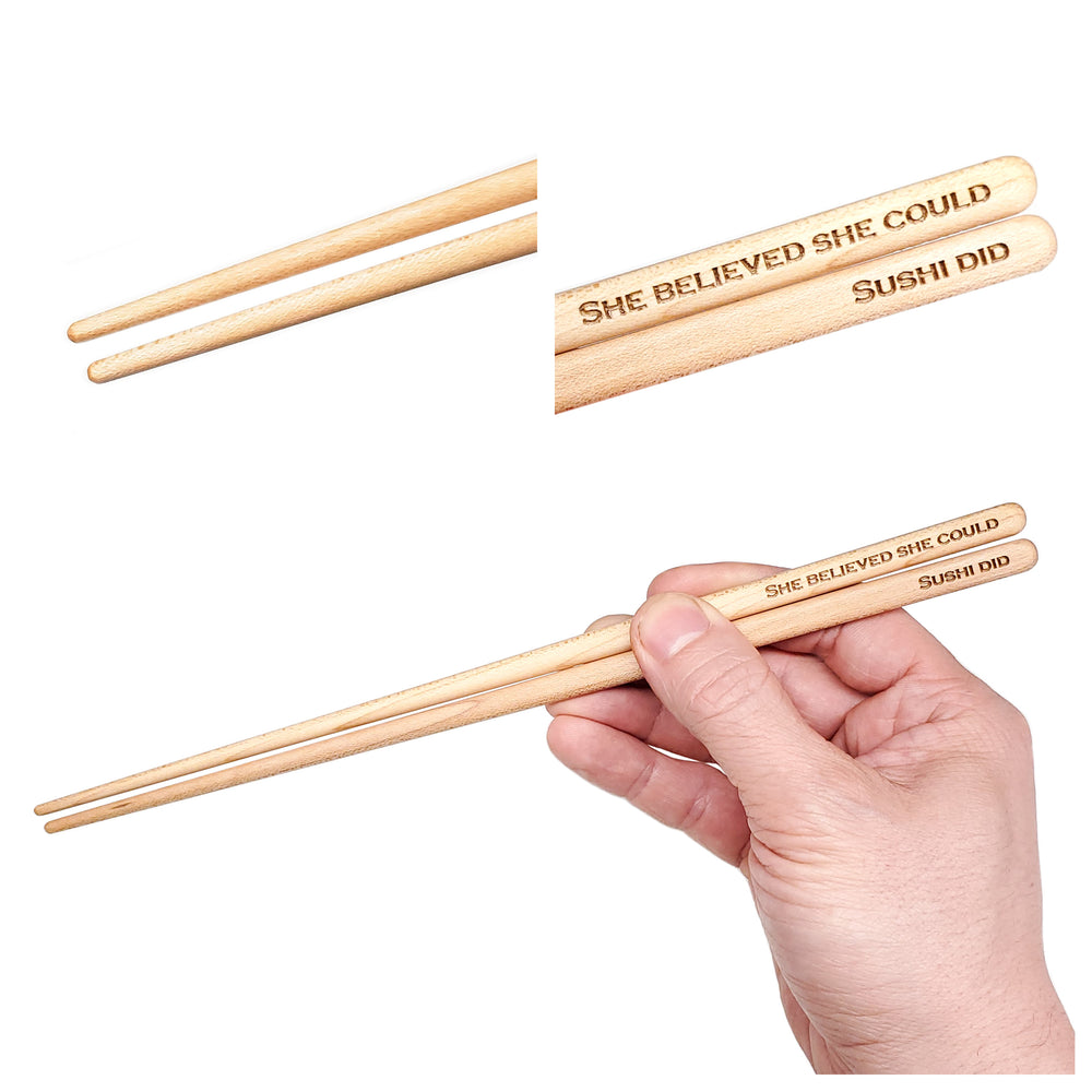 She Believed Sushi Did Chopsticks