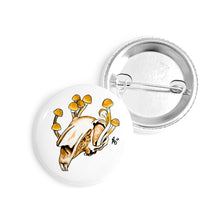 Load image into Gallery viewer, Fungi Rabbit Skull Button
